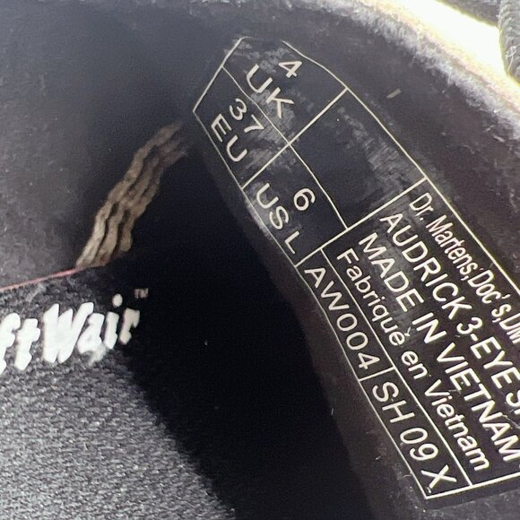 Dr. Martens Audrick 3-Eye Platform Lace Up Shoe VINTAGE TAUPE Nappa Lux US 6 - Picture 14 of 14